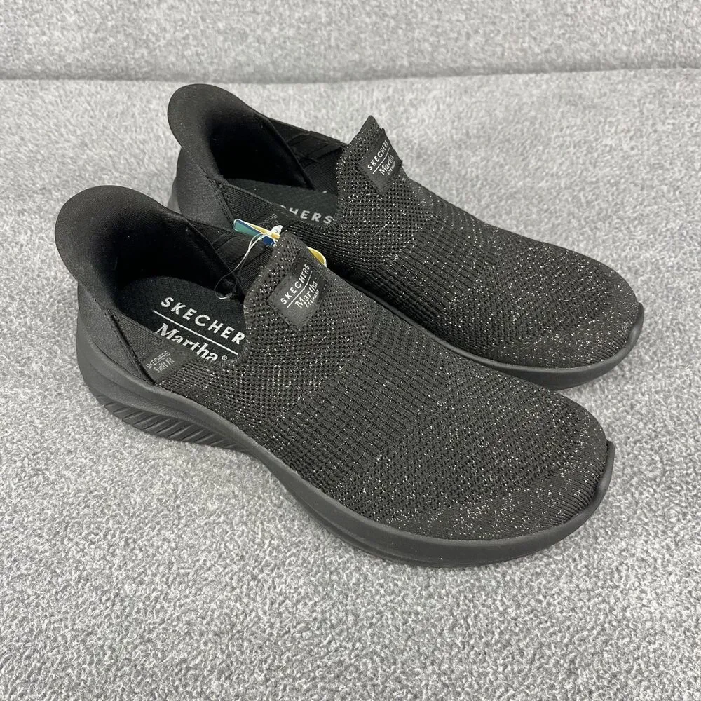 Skechers Slip-ins Martha Stewart Swift‎ stretch Fit Black Womens Size 6.5 Shoes